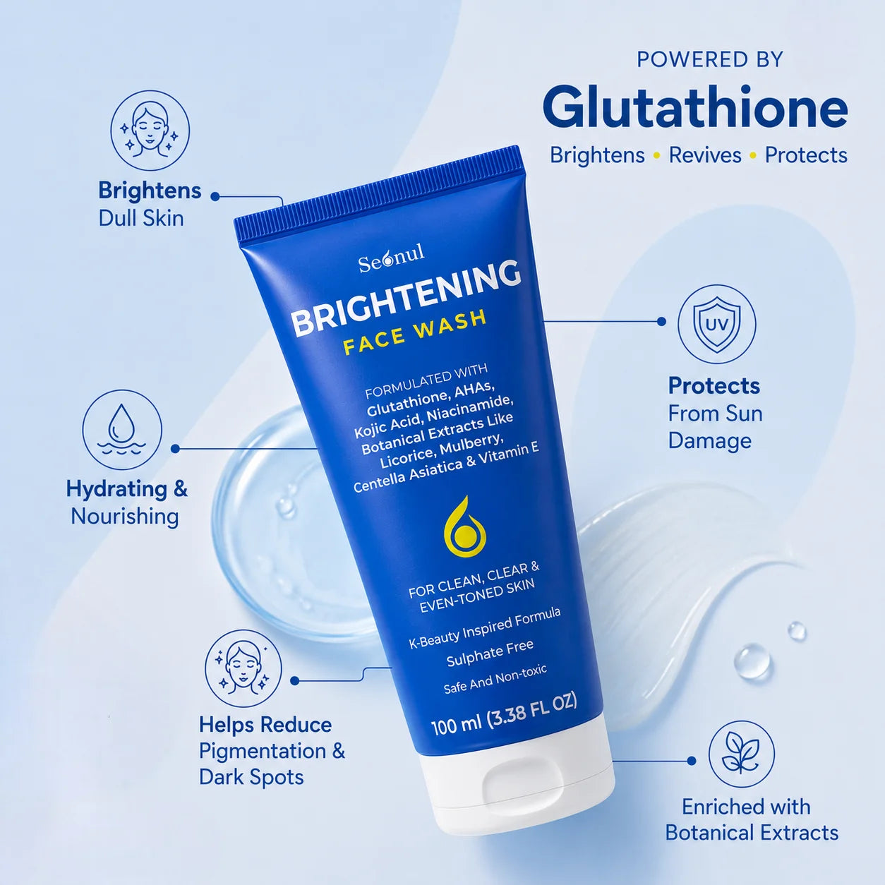 Brightening Glutathione Face Wash