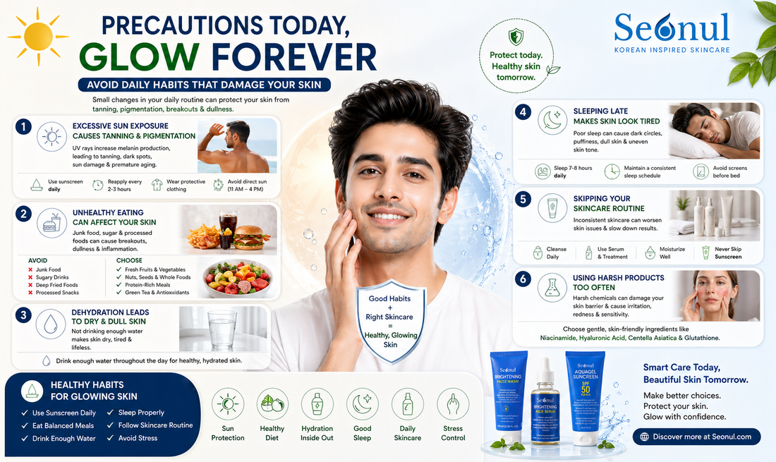 Common Skincare Mistakes That Cause Tanning, Pigmentation & Dull Skin